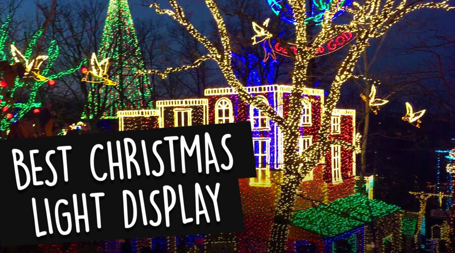 Best Light Display Christmas at Silver Dollar City – Millions of lights!
