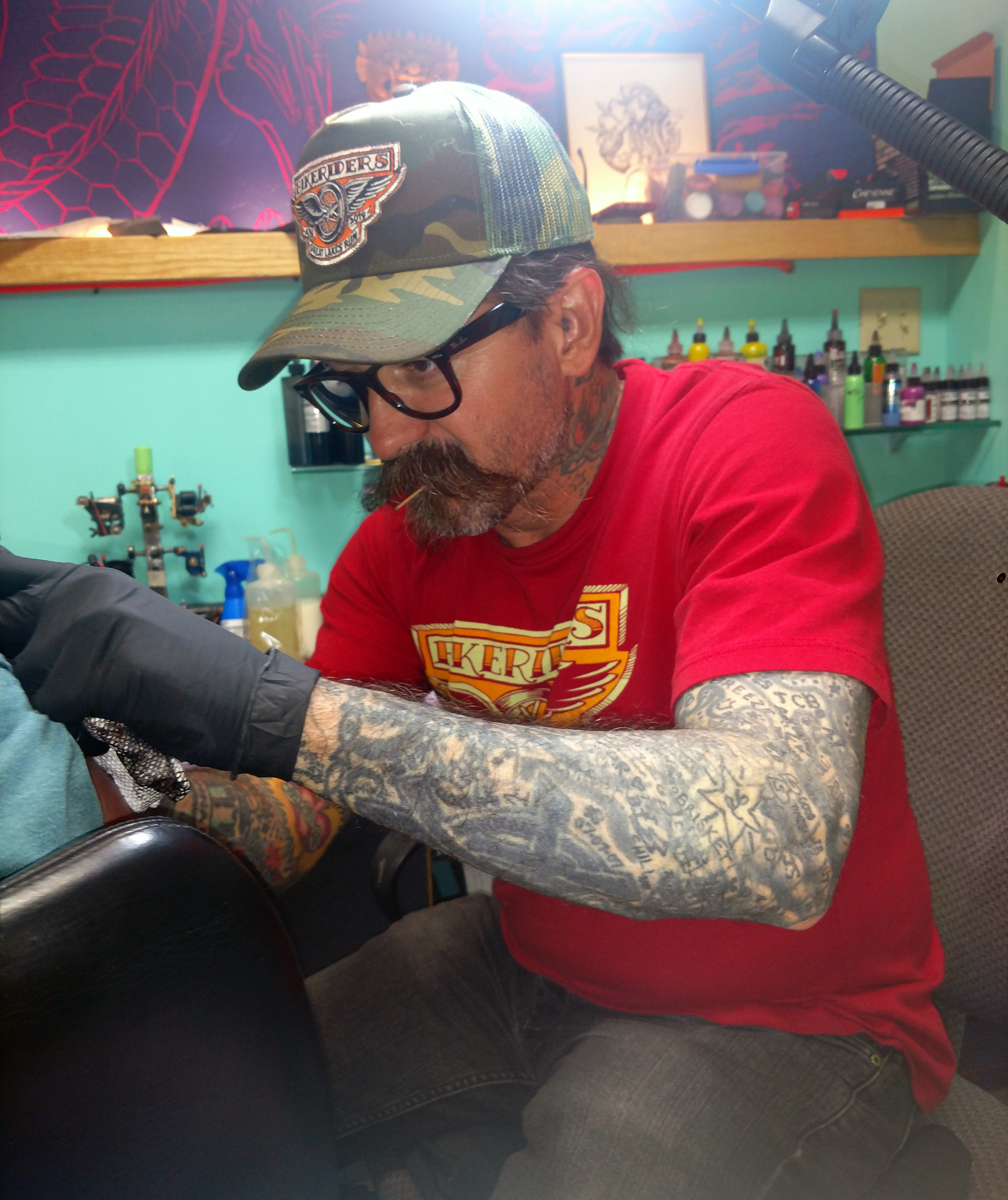 Oliver Peck tattoos 7th Street Little Rock AR